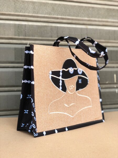 Sac tote en toile élégante