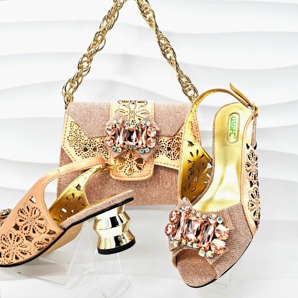 Ensemble Chaussures et Sac Strass