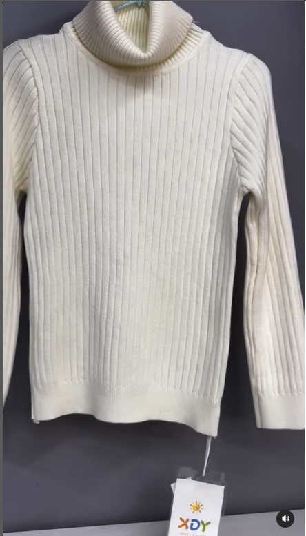 водолазка  белая для мальчика