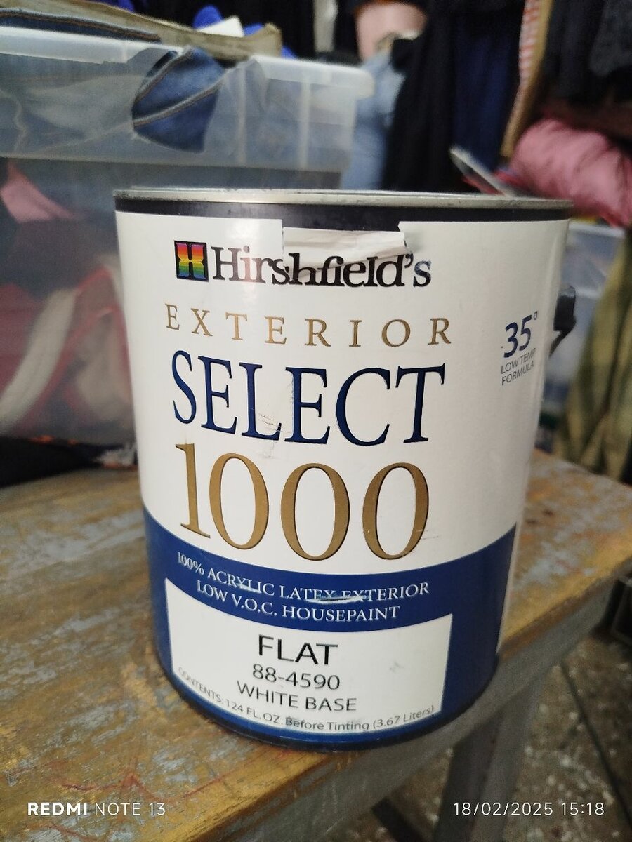 Foreign exterior paint