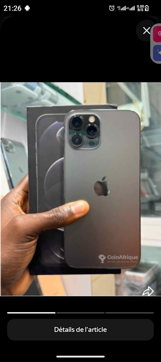 iPhone 12 Pro Max 256 Go