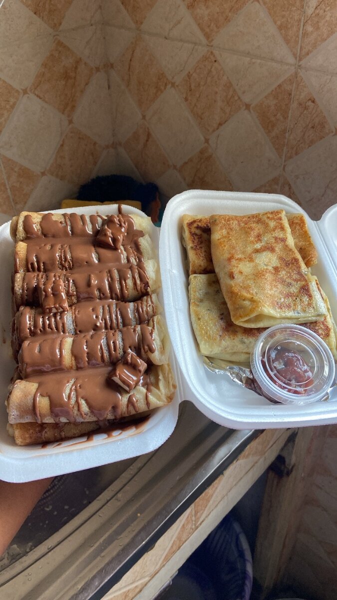 Mix de crêpes sucrées et salée