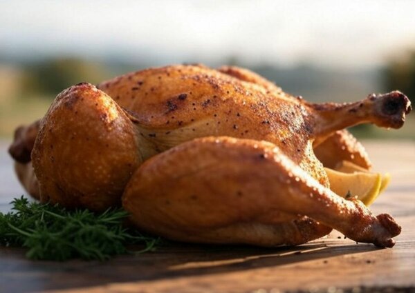 Poulet frit savoureux