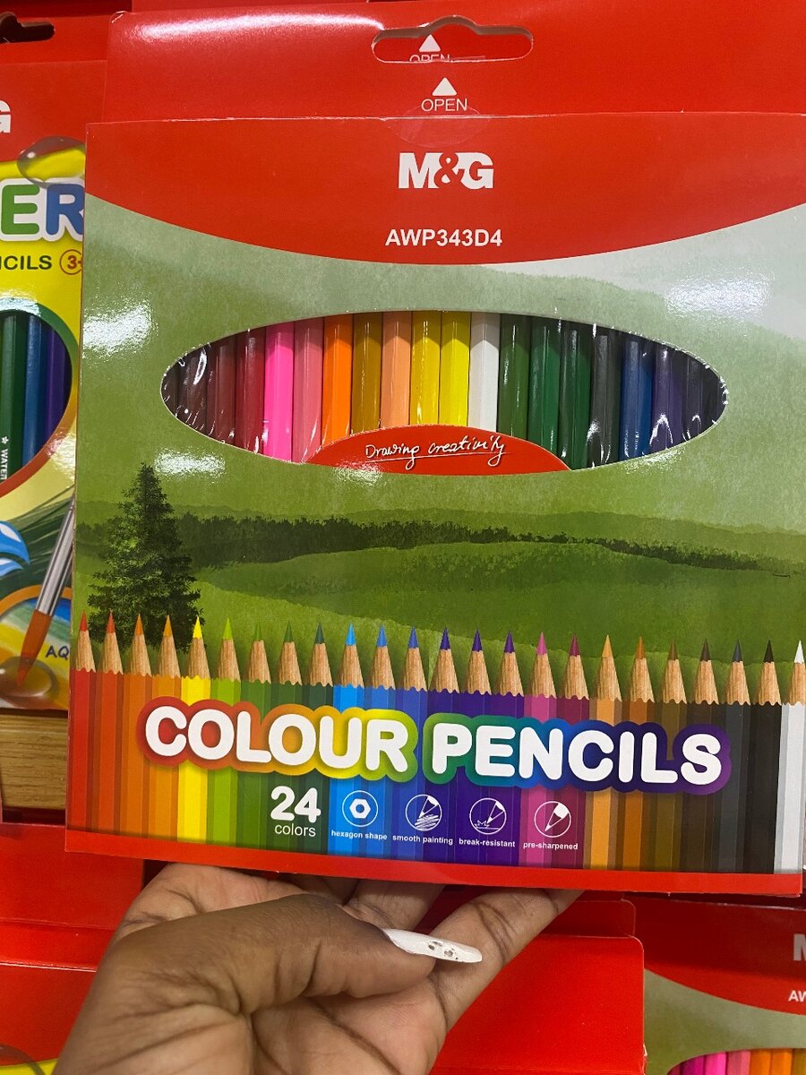 Crayons de Couleur 24pcs