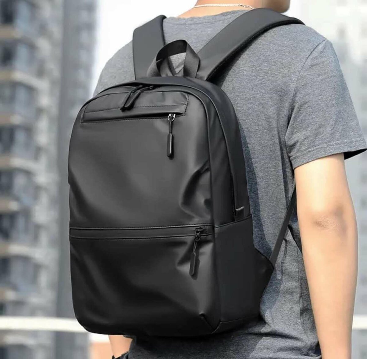 Sac à dos imperméable noir