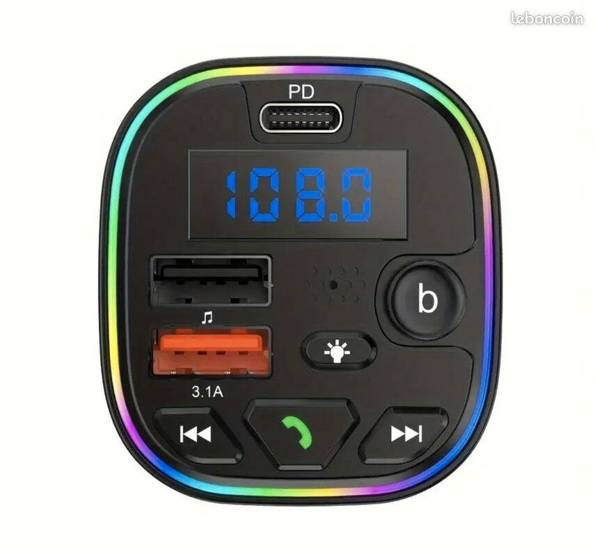 Transmetteur FM Bluetooth Voiture