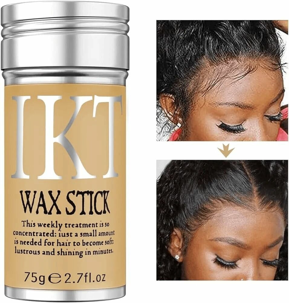 IKT Hair Wax Stick - 75g Original Quality, Nourishing Gel-Ba