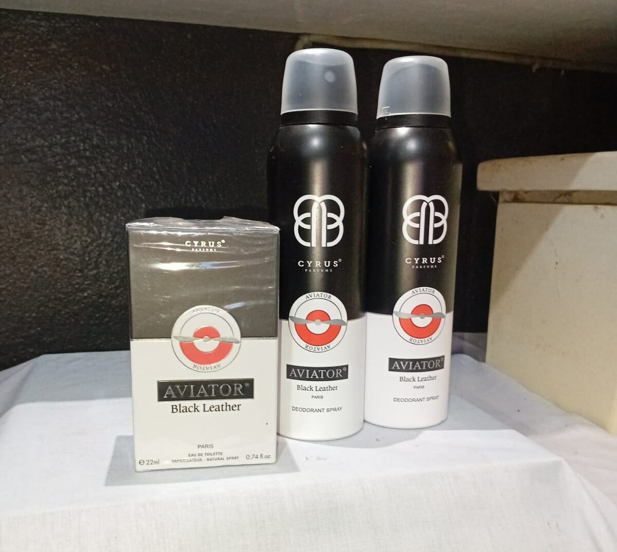 Déodorant Aviator Black Leather