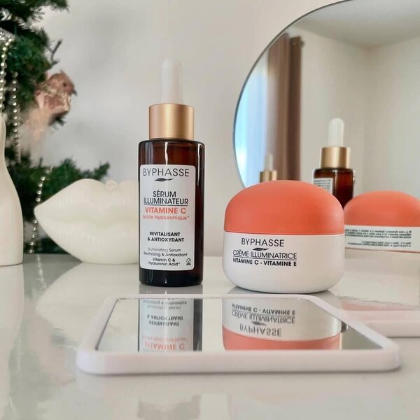 Crème et Sérum Illuminateur Vitamine C Byphasse