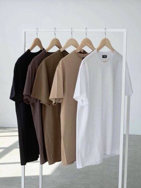 T-shirts en coton colorés