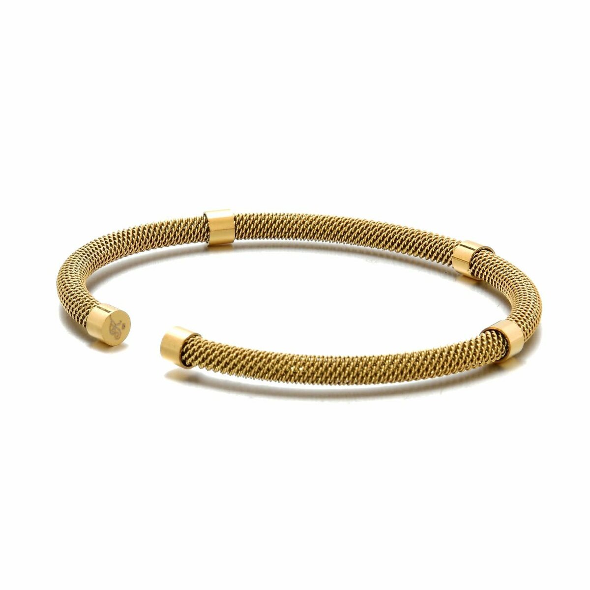 Bracelet en maille dorée