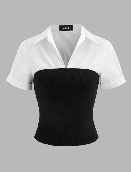 Blouse deux-en-un élégante