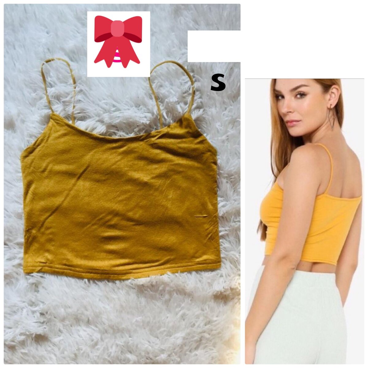 Salaula crop tops and tops