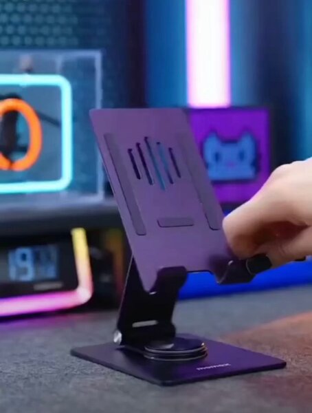 360 metallic phone and iPad stand