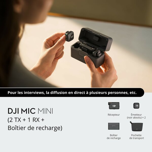 DJI Mic Mini (2 TX + 1 RX )