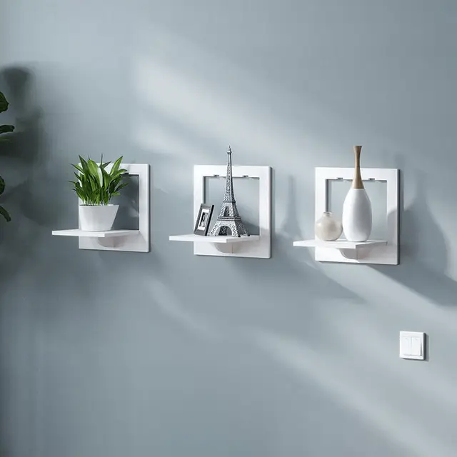 3 set floating wall shelves