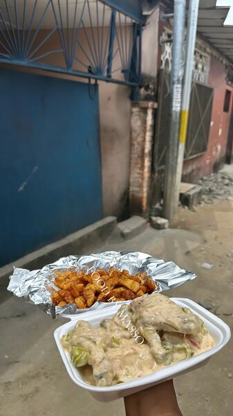 1/2 POULET MAYO et ALLOCO