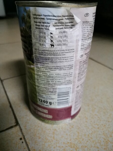 Nourriture pour chien King bœuf