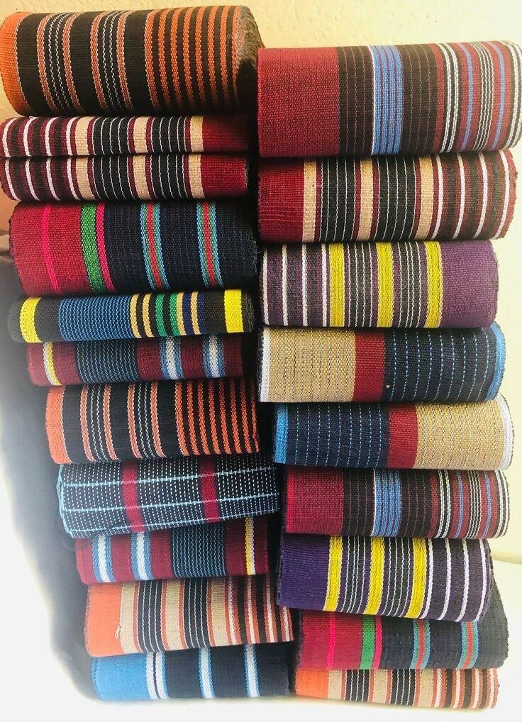 Tissus Africains Rayés