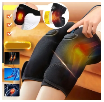 Electric Heating Shoulder Brace Heating Knee Massager Support Adjustable Led Heating Belt For Arthritis Joint Injury