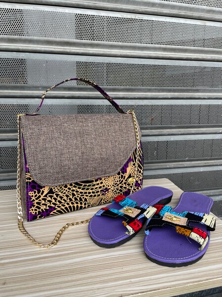 Sac Ensemble et Sandales Éthniques