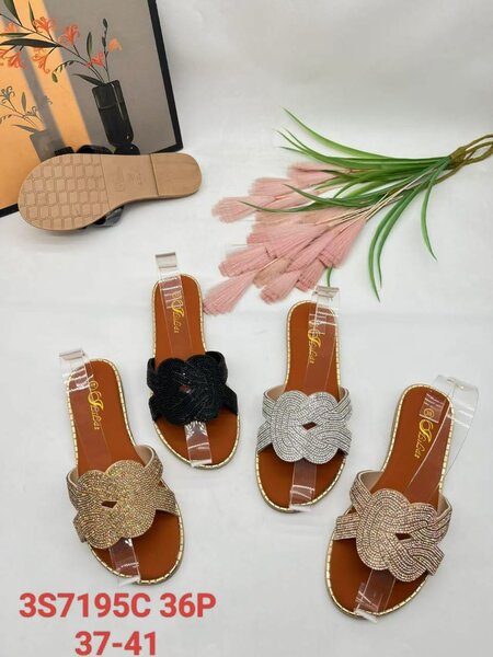 Sandales Femme Élegantes Pailletées