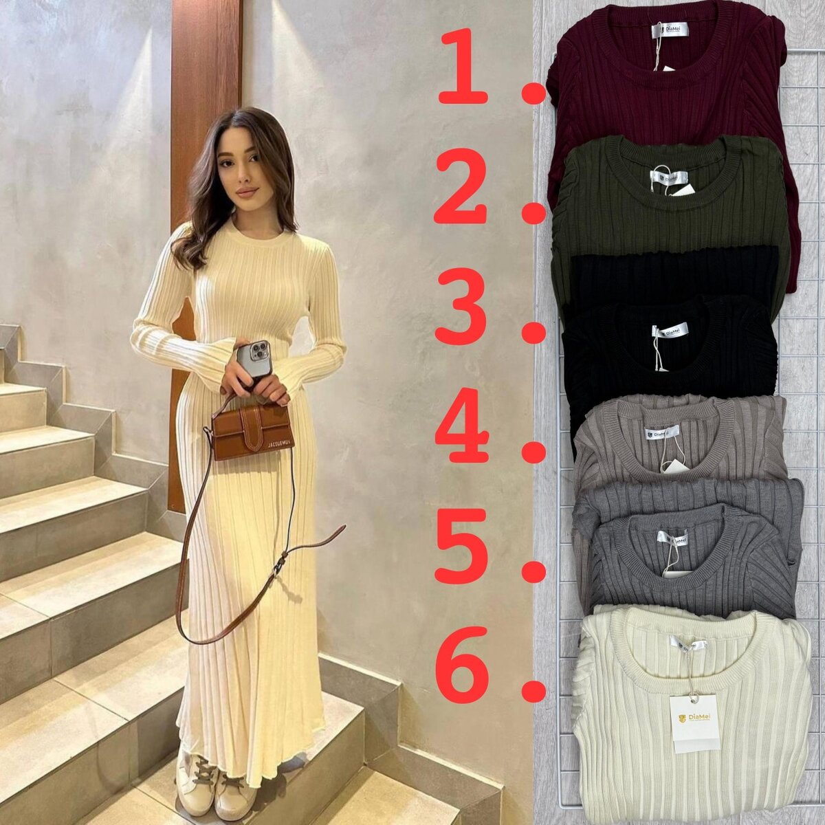 Трикотажное платье