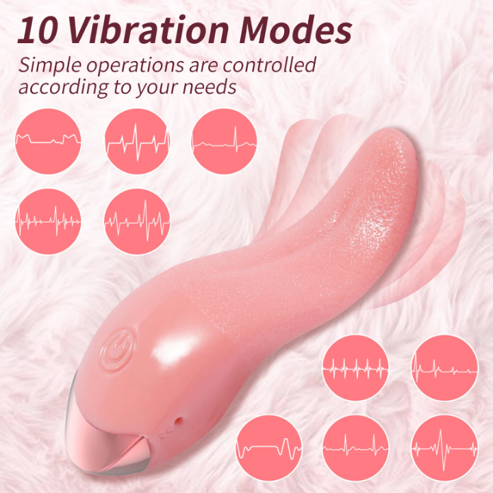 Vibromasseur Rechargeable 10 Modes