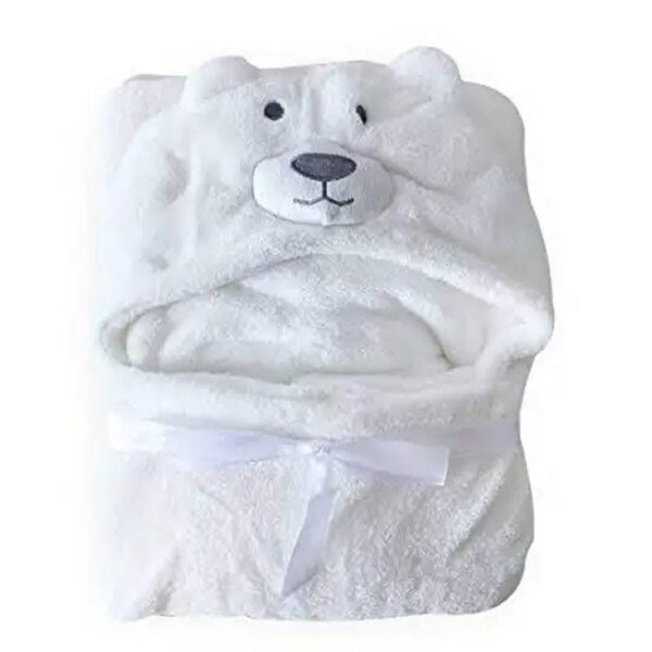 Cape de bain bébé ours polaire