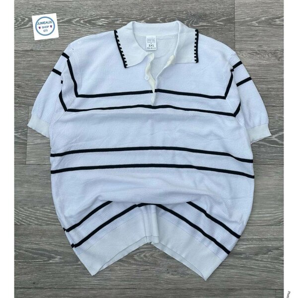 Polo à rayures homme