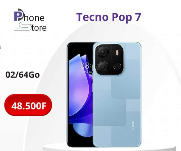 Tecno Pop 7 02/64Go