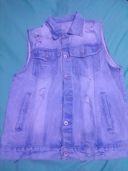 Veste en Jean Déchirée