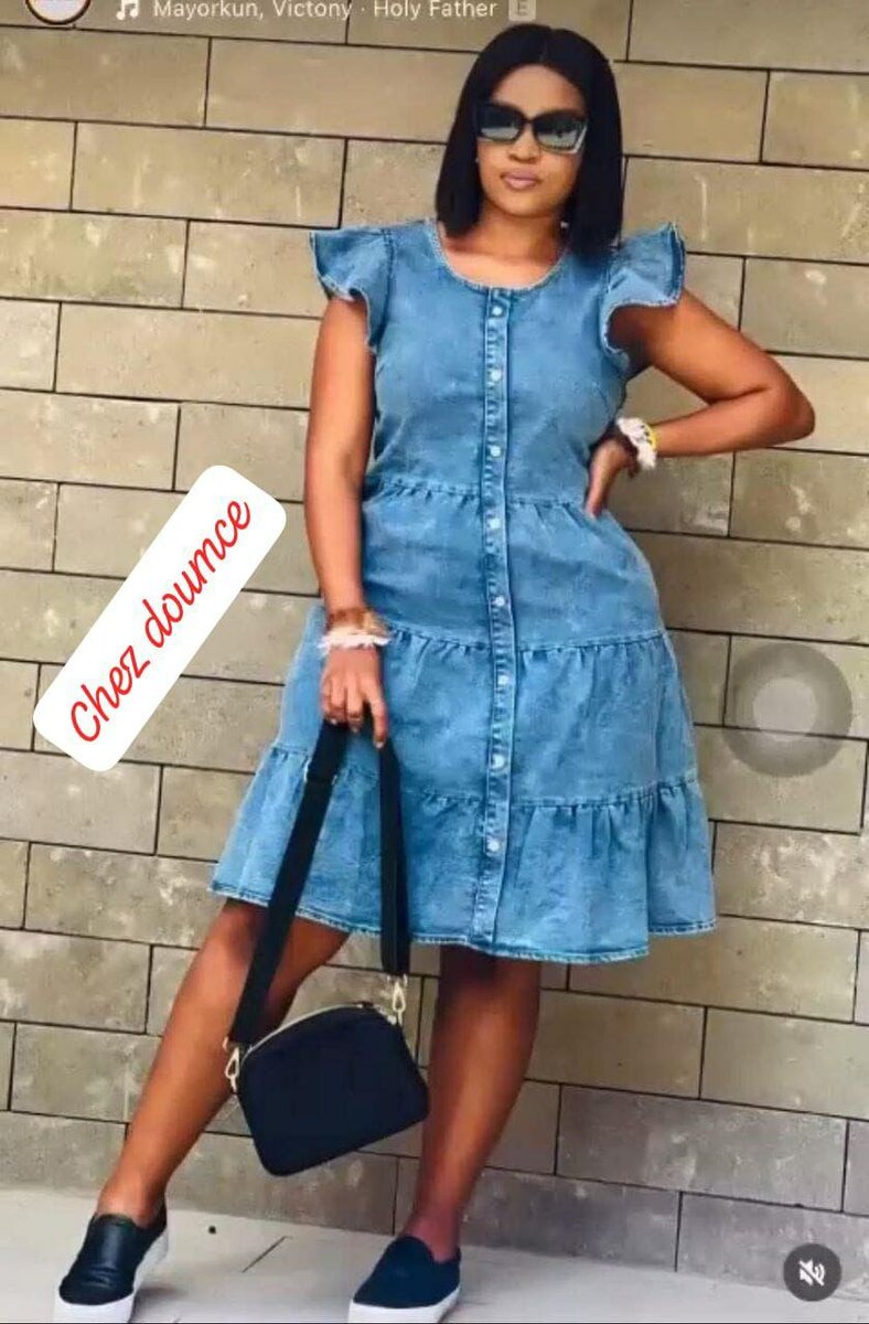 Robe en jean élégante