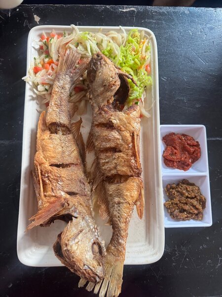 Poisson sosso grillé