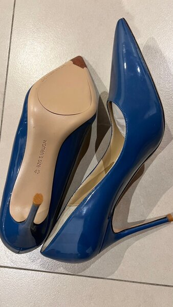 Elegant Blue Stiletto Heels