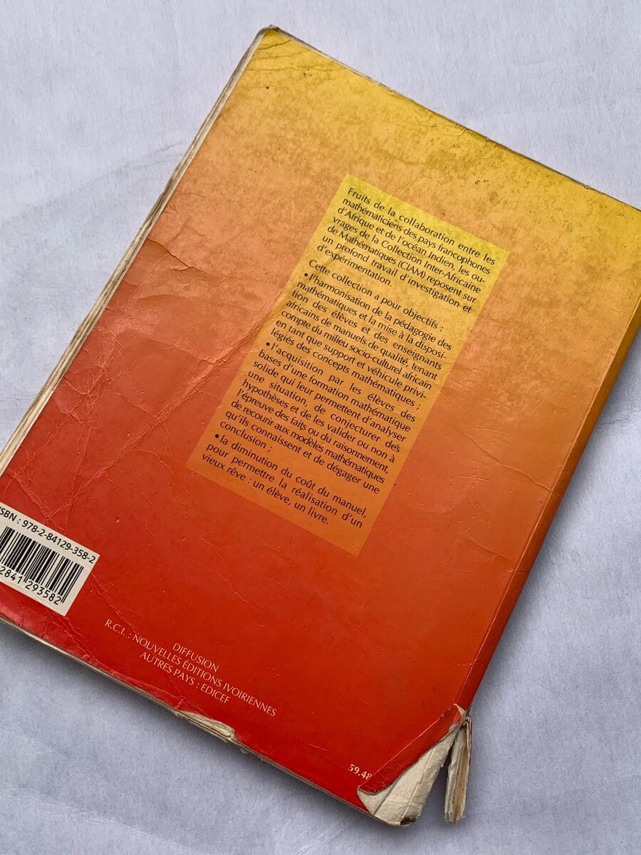 Livre de Mathématiques 1ère SM