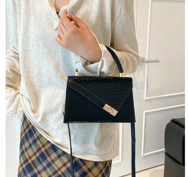 Sac à main élégant noir