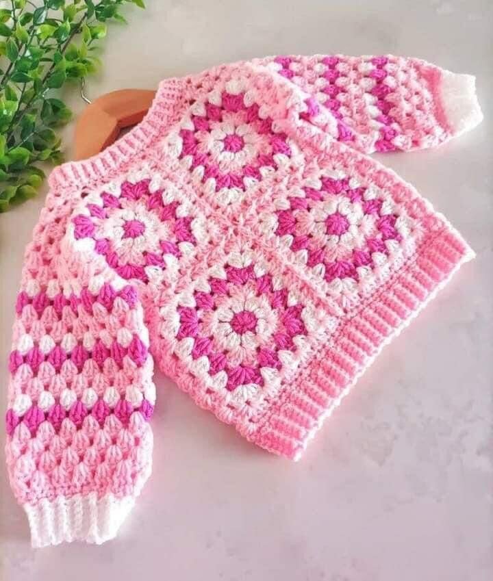 Ensemble crochet floral