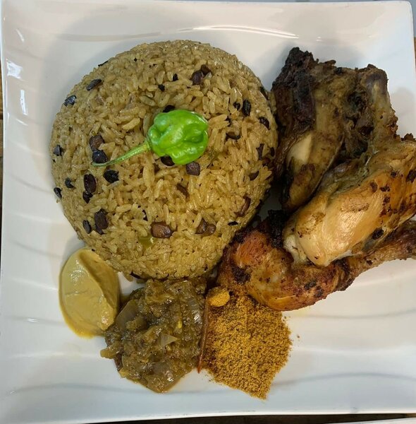 Riz au soumara +1/4 de poulet