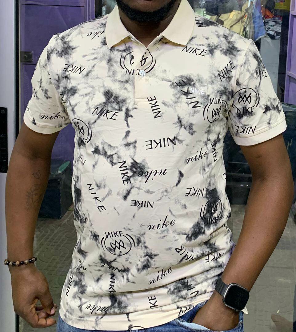 Polo homme décontracté imprimé