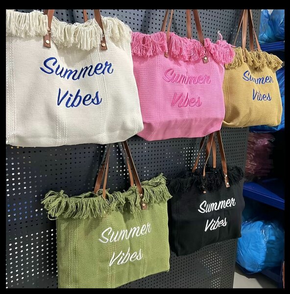 Sac à main en toile tendance