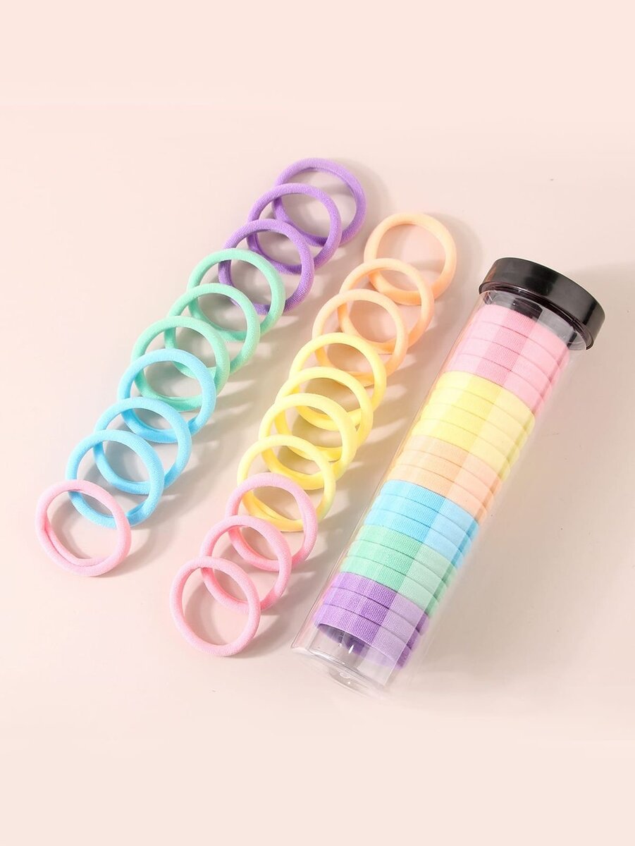 Élastiques à cheveux colorés