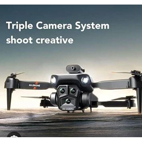 Drone avec triple caméra HD