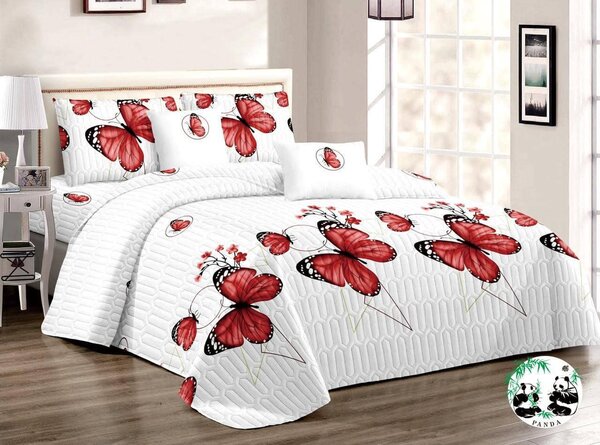 Bedroom set: quilted bedspread+pillowcases 2pcs+2pcs