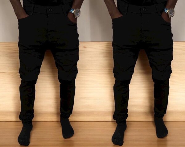 Pantalons noirs élégants