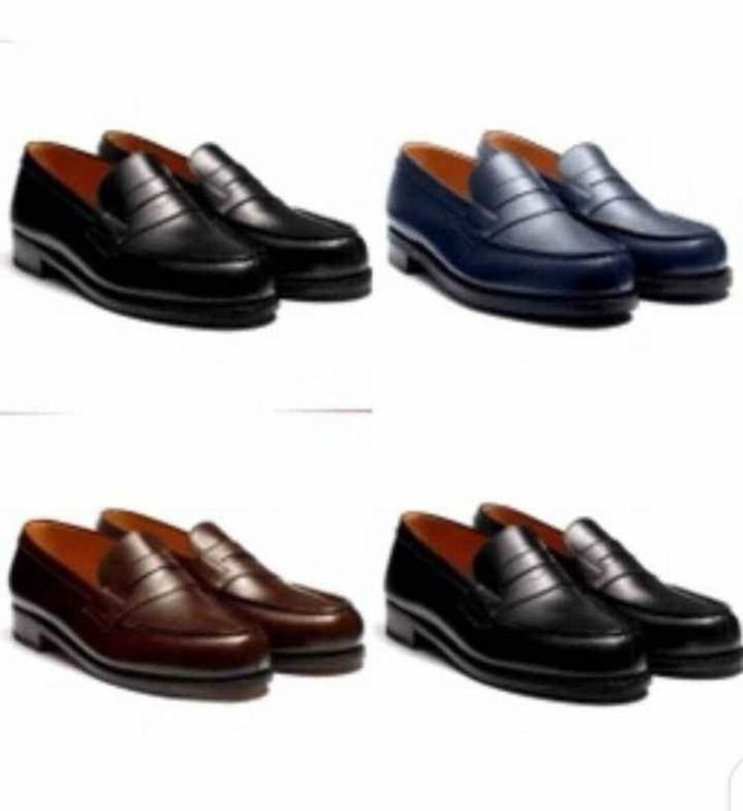 Paire de Mocassins en cuir