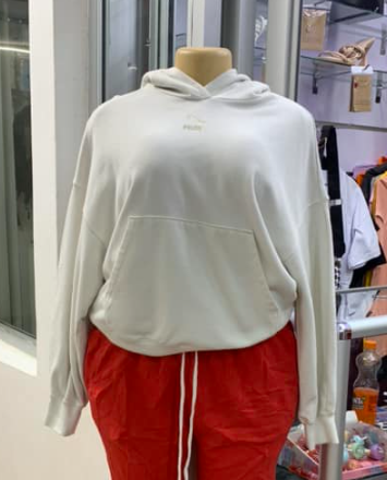 White hoodie