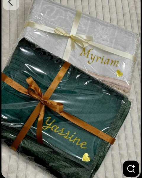 Serviette Personnalisée Duo