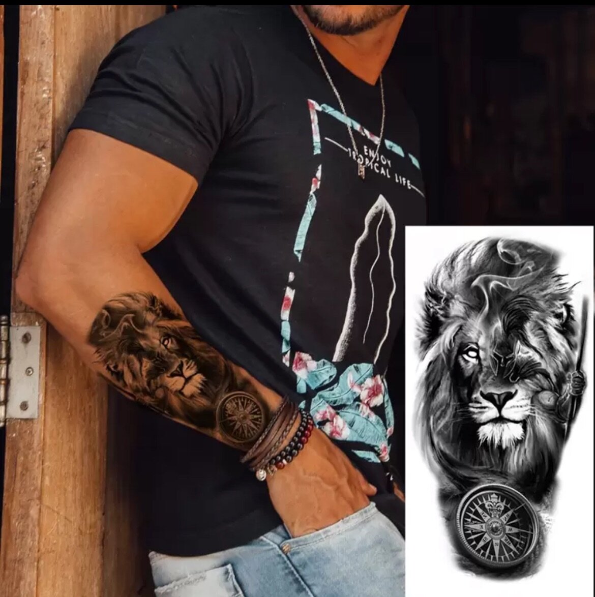 Tatouages Temporaires Animaux Sauvages