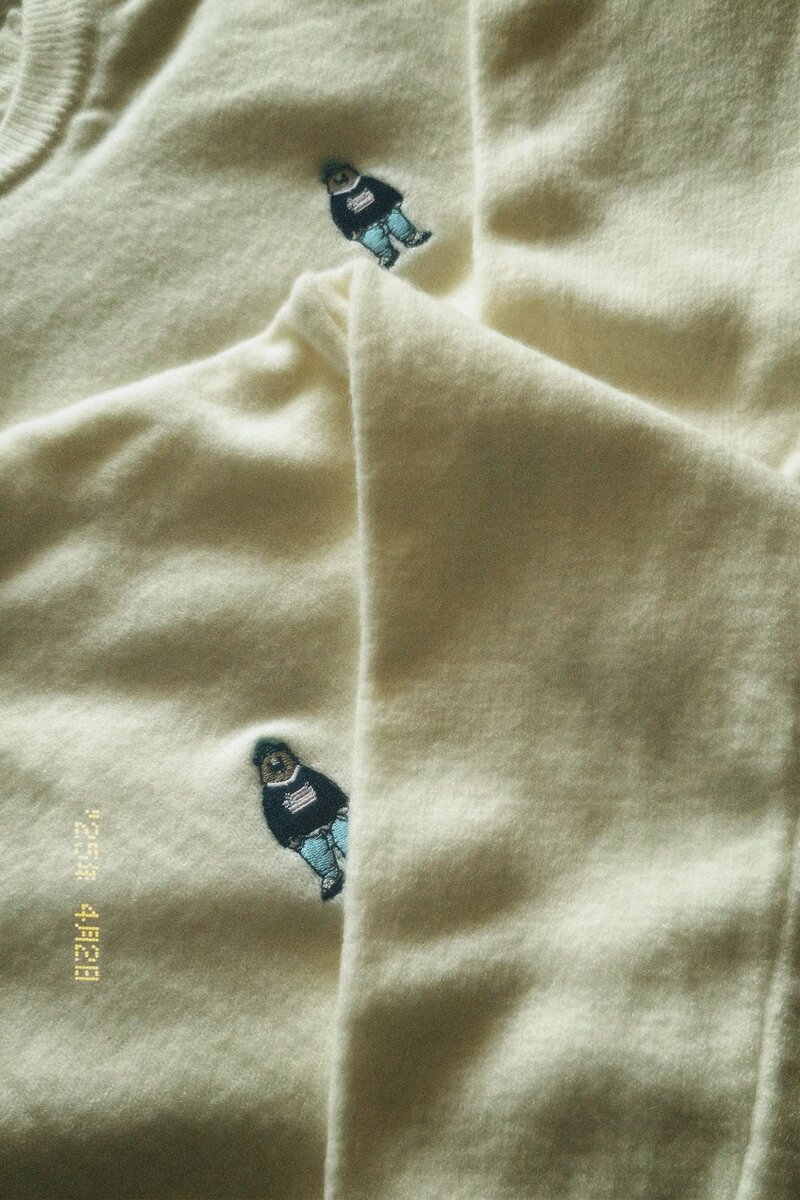 Свитер с тедом